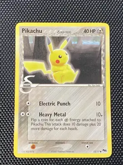 Pikachu 13/17 - Pop Series 5 Non Holo Pokemon Card LP/NM - Image 1