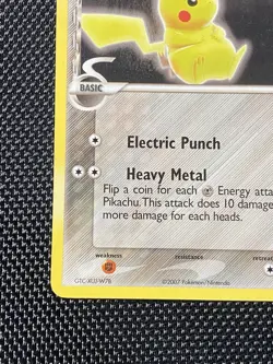 Pikachu 13/17 - Pop Series 5 Non Holo Pokemon Card LP/NM - Image 5