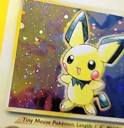 Pichu Pokemon TCG Neo Genesis Holo Rare Unlimited Card 12/111 ~LP/MP w/ Swirl - Image 5