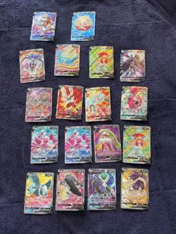 Massive 18 Full Art Pokemon Card Lot - Image 1