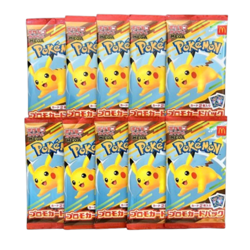 Pokemon Card McDonald's Promo 10 Packs Pikachu 020/M-P and Random Card Japanese - Image 1