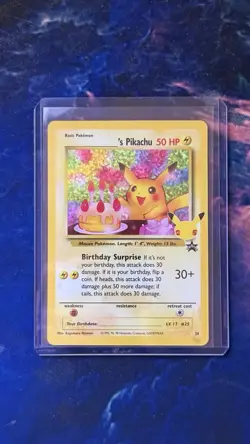 Pokemon ______'s Pikachu Promo Holo Wotc Promo 24/53 50HP Card - Image 3