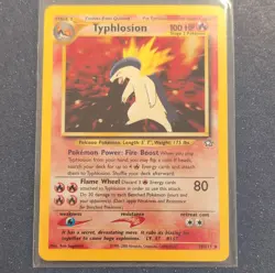 Pokemon Typhlosion Neo Genesis Holo Rare English Pokemon TCG Card #18/111 2000 - Image 1