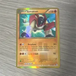 Pokemon Terrakion Secret Rare Holo Card Boundaries Crossed 151/149 - Image 1