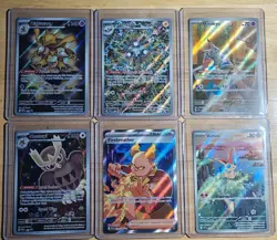 Pokemon Full Art Lot 6 Cards Total Near Mint Condition - Image 1