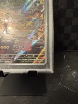 Pokemon Mew 173/165 Pikachu Illustration SV 151 PSA 9 Mint Full Art Card - Image 4
