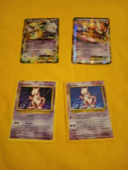 Pokemon Mewtwo 4 Card Lot - Image 1