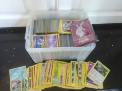 Box Of Pokemon Cards With Holos - Image 1