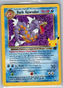 Dark Gyarados 8/82 Celebrations: Classic Collection - Pokemon Card - NM - Image 1