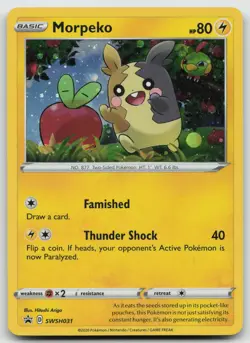 Morpeko Promo Holofoil SWSH: Sword & Shield Cards SWSH031 NM - Image 1
