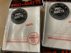 Ultra-PRO Non-Glare PRO-MATTE Deck Protector Card Sleeves 50 ct x4 WHITE - 200ct - Image 2