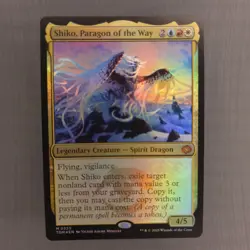 MTG Magic The Gathering Shiko Paragon of the Way TDM Tarkir Dragonstorm Foil 223 - Image 1