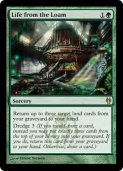 MTG Life from the Loam, Duel Decks: Izzet vs Golgari, Damaged, English - Image 1