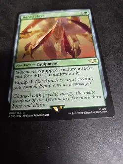 1x Bone Sabres NM-Mint, English Commander: Universes Beyond: Warhammer 40,000 MT - Image 1