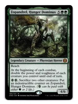 Zopandrel, Hunger Dominus - 195 ONE: Phyrexia: All Will Be One M Normal NM - Image 1