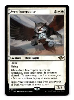 Aven Interrupter - 4 OTJ: Outlaws of Thunder Junction R Normal NM - Image 1