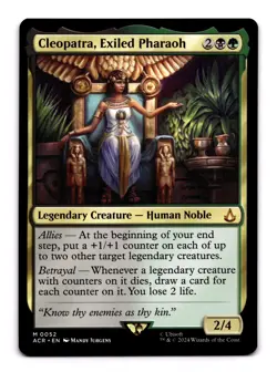 Cleopatra, Exiled Pharaoh - 52 ACR: Universes Beyond: Assassin's Creed Normal NM - Image 1