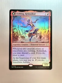 Ashling, Rekindled / Rimebound - 124 - MTG: Lorwyn Eclipsed - Rare - FOIL - Image 1