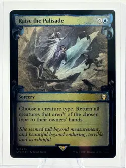 Near Mint Foil Raise the Palisade (Showcase Scrolls) LTC 425 Lord of the Rings - Image 1
