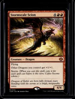 Stormscale Scion - 123 - TDM - NM - MTG Magic the Gathering - Image 1