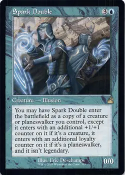 Spark Double (Retro Frame) Ravnica Remastered - Magic MTG NM - Image 1