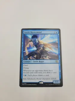 MTG Faerie Mastermind, March of the Machine Faerie Rogue (MOM) Magic Near Mint - Image 1