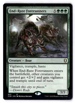 End-Raze Forerunners NM/M* Commander Baldur's Gate ENGLISH 822 mtg -UnltdCards - Image 1