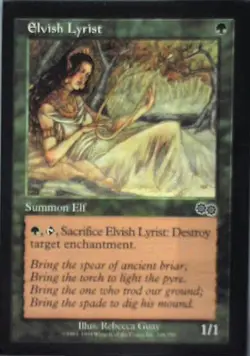 Elvish Lyrist - Urza's Saga: #248, Magic: The Gathering Nm R191 - Image 1