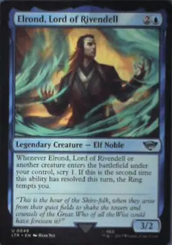 Elrond, Lord of Rivendell: #49, Magic: The Gathering Nm R230 - Image 1