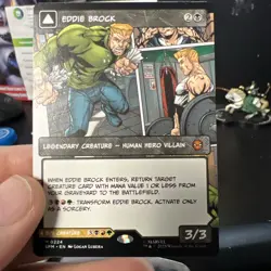 Eddie Brock (0224) (Borderless) Marvel's Spider-Man MTG NM Nom-foil - Image 1