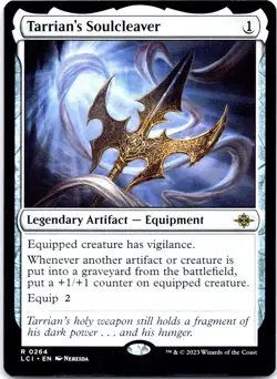 MTG Tarrian's Soulcleaver The Lost Caverns of Ixalan Regular Rare NM - Image 1