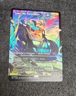 MTG Loot, the Pathfinder Aetherdrift SHOWCASE FOIL M/NM - Image 1