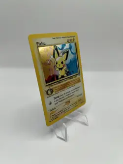 Pokemon TCG Pichu Holo Rare Neo Genesis 12/111 Vintage WOTC - MP - Image 3