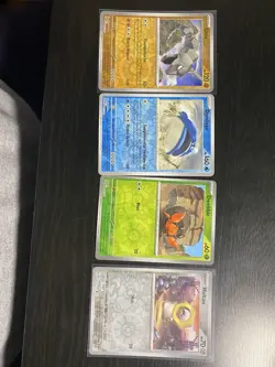 Pokemon TCG Lot - Onix, Dondozo, Dwebble, Meltan - 4 cards - Image 1