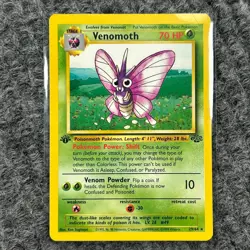 Vintage Pokemon Jungle Venomoth 29/64 1st Edition Rare NM/Mint - Image 1