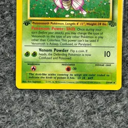 Vintage Pokemon Jungle Venomoth 29/64 1st Edition Rare NM/Mint - Image 4