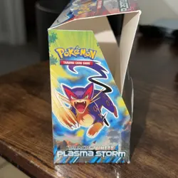 2012 Pokemon Black & White Plasma Storm Booster Box - EMPTY - Clean - Image 3