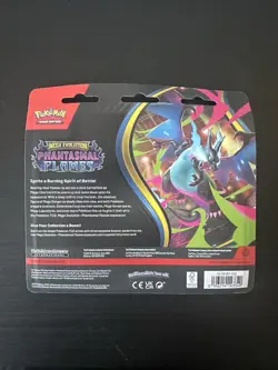 Pokemon Phantasmal Flames - Weavile 3-Pack Booster Blister Factory Sealed - Image 2