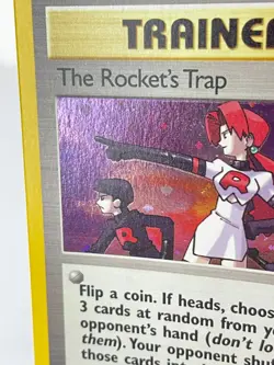 1st Edition The Rocket's Trap 19/132 - Team Rocket - Holo Trainer - Pokemon - NM - Image 2