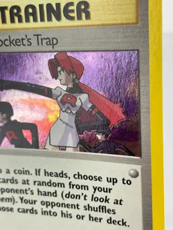1st Edition The Rocket's Trap 19/132 - Team Rocket - Holo Trainer - Pokemon - NM - Image 3