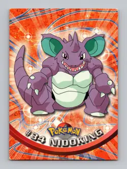 NIdoking #34 - TOPPS Pokemon Nintendo NON HOLO - Image 1