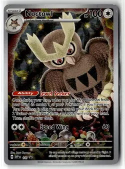 Noctowl ⭐ 141 Holo Promo Scarlet & Violet 2023 Pokemon LP - Image 1