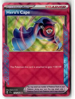 Hero's Cape ⭐ 152/162 Holo ACE SPEC Rare Temporal Forces 2024 Pokemon NM - Image 1