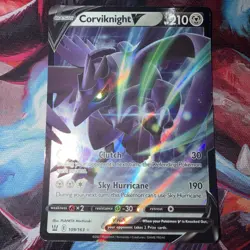 Pokemon TCG Corviknight V Ultra Rare SWSH05: Battle Styles 109/163 NM - Image 1