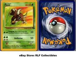 1999 Pokemon, Jungle, #25/64 Pinsir, Rare - Image 1