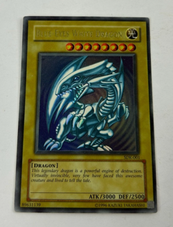 Blue-Eyes White Dragon SDK-001 Ultra Rare Unlimited Edition Holo Yu-Gi-Oh LP - Image 1