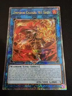Yugioh Yu-Gi-Oh! Emperor Charles the Great DUNE-EN048 Quarter Century Secret - Image 3