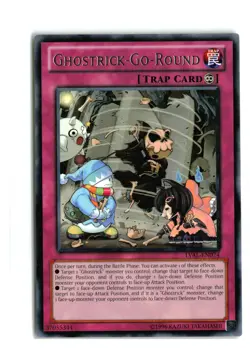 GHOSTRICK-Go-ROUND LVAL-EN074 RARE YUGIOH TCG NM-LP - Image 1