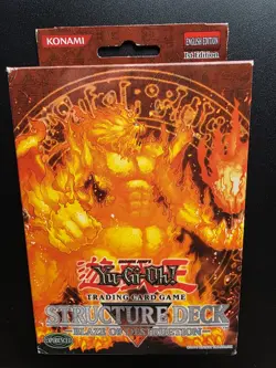 Structure Deck Blaze of Destruction BOXED - 1st Edition - SD3 - Yu-Gi-Oh - Image 1