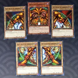 Exodia the Forbidden One LDK2-ENY04 Legendary Decks II Unlimited full set of 5 - Image 1